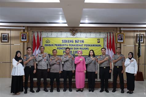 sidang bpr polres landak ingatkan tugas  kewajiban angota polri