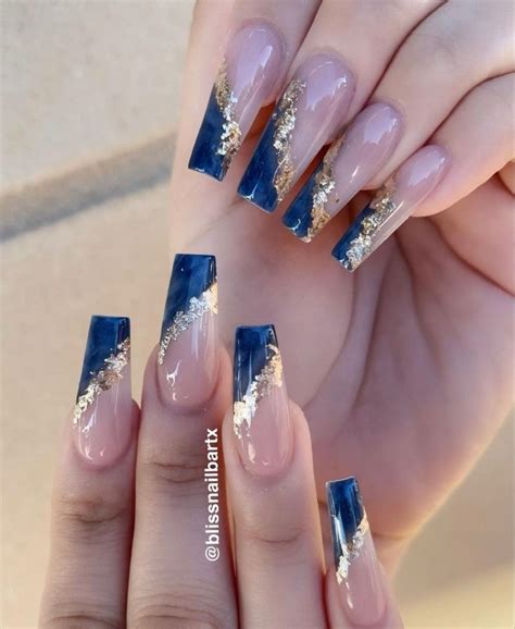 Pin By Mariana Mora G Mez On Dise O De Manicura In Blue Nails