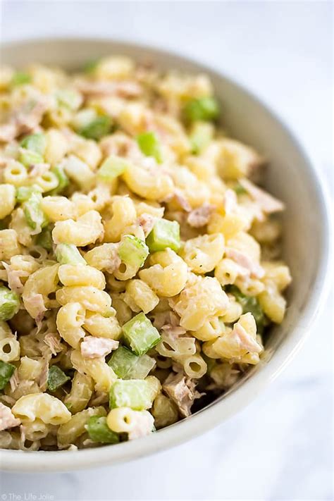 Tuna Macaroni Salad - and easy and delicious family favorite side dish