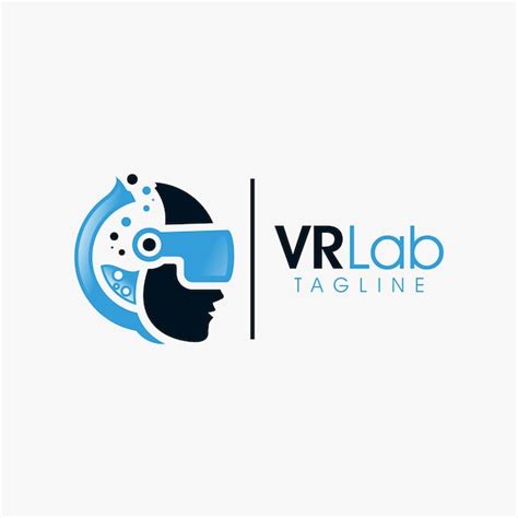 Premium Vector Virtual Reality Lab Logo Icon Vector Isolated With