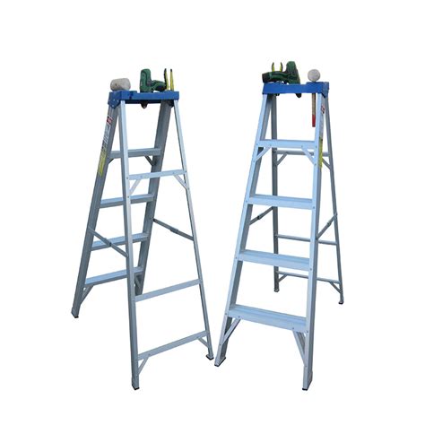 Step Ansi A Aluminum Single Sided Platform Step Ladder Ladder