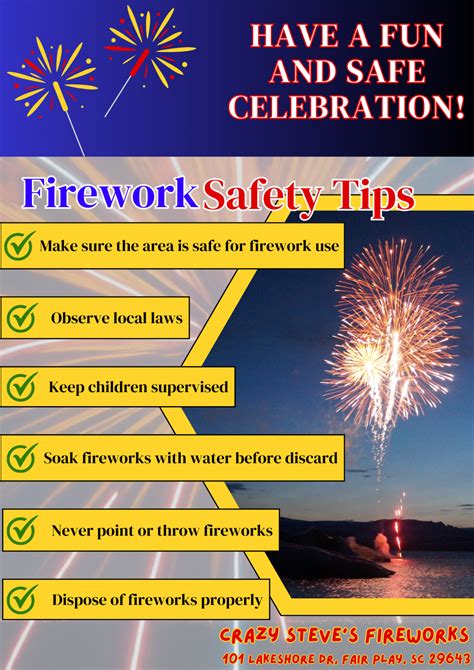 Fireworks Safety Tips Crazy Steves Fireworks