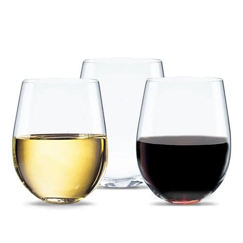 Stemless PET Wine Glasses Unbreakable Shatterproof Reusable Glass for Red or White Wine, 16 oz ...