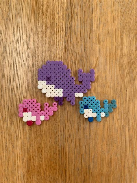 Mini Hama Bead Whales 🐳 X Elliexhannah In 2023 Mini Hama Beads Hama Beads Hama