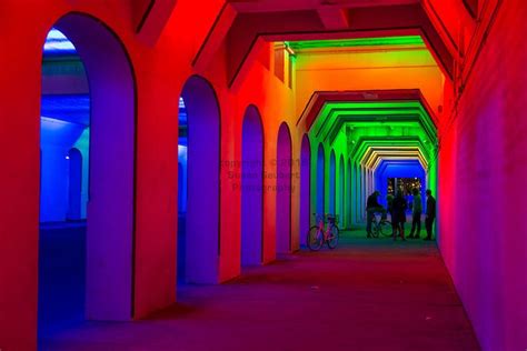 An art-light installation designed by San Antonio artist Bill ...