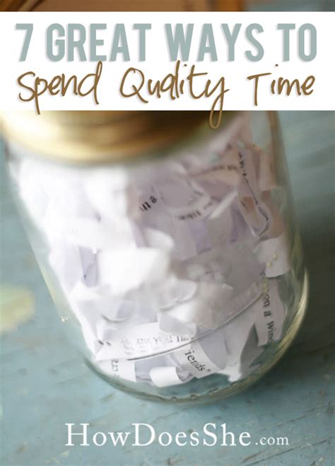 7 Ways to spend quality time together