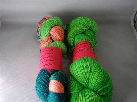 Handdyed SW MCN Sock Yarn 80 Merino 10 Cashmere And 10 Nylon Sock