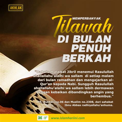 Keutamaan Tilawah Al Quran Di Bulan Ramadhan Penuh Berkah IHI