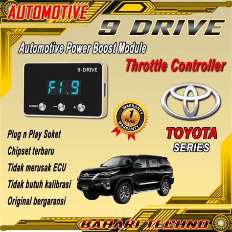 9 DRIVE TOYOTA SERIES THROTTLE CONTROLLER PIGGYBACK INNOVA FORTUNER