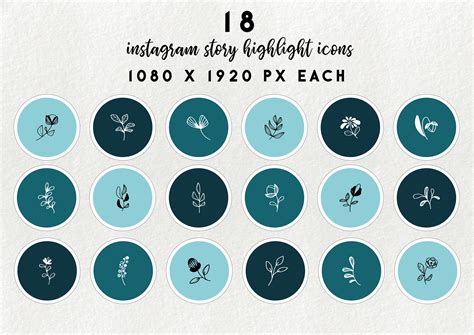 Design Templates Stationery Highlight Covers Instagram Story Icons