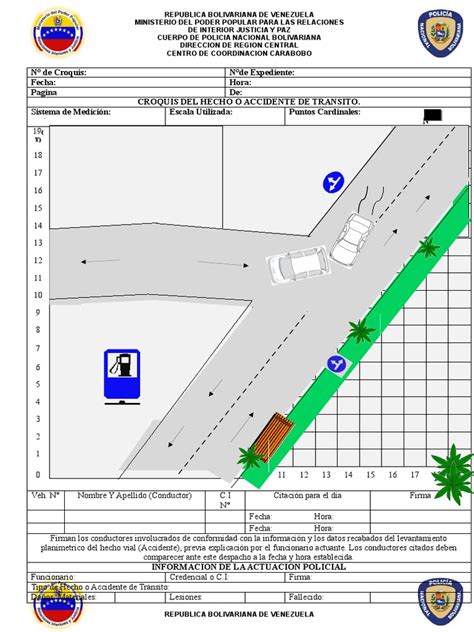 Croquis Medina Pdf Accidente De Tráfico