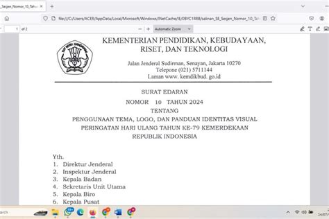 Penggunaan Tema Logo Dan Panduan Identitas Visual Dalam Peringatan Hut Ke 79 Kemerdekaan