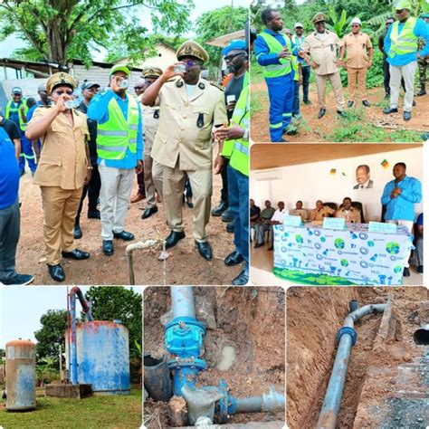 Yabassi Démarrage du Projet dalimentation en eau potable de 09 villes