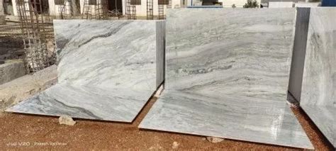 White Dharmeta Adanga Marble Flooring Thickness 15 20 Mm At Rs 35