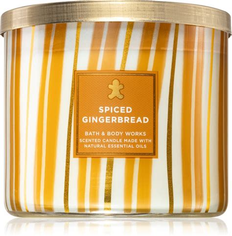 Bath Body Works Spiced Gingerbread Scented Candle I Notino Co Uk