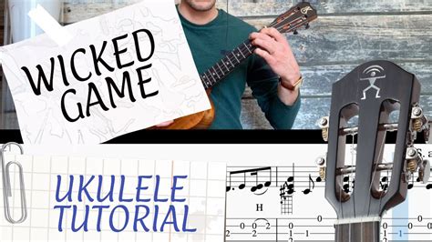 EASY UKULELE TUTORIAL Wicked Game Chris Isaak Fingerstyle WITH