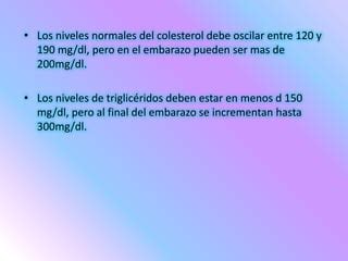 Dislipidemia Y Embarazo Ppt