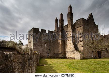 aydon castle  corbridge northumberland uk stock photo