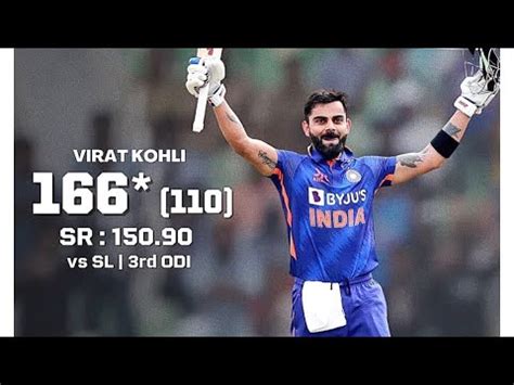 Virat Kohli 46th Century India Vs Sri Lanka 3rd Odi Match Highlights