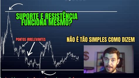 Suporte E Resist Ncia Realmente Funciona Para Operar Day Trade Como