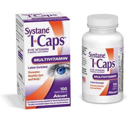 Buy Icaps Multivitamin Eye Vitamin And Mineral Support Coated Tablets 100 Tablets Online At