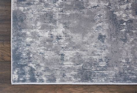 Nourison Rugs Rustic Textures Rectanglular RUS05 Rug In Grey 2 2m X