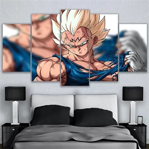 Cuadros Canvas Majin Vegeta Dragon Ball Z Anime Artistico Meses Sin