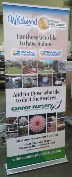 Stand Alone Banners Minimax Media In Victoria Bc