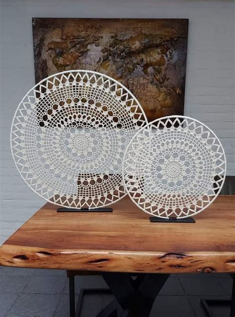 Dantellerle Dekorasyon Fikirleri Mimuu Crochet Wall Art