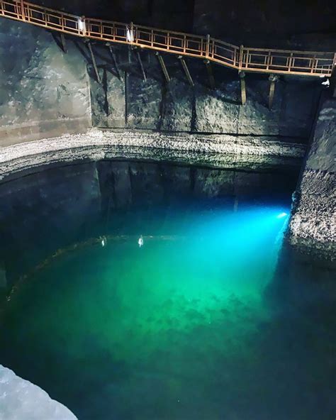 Inside An Ancient Polish Salt Mine That Has Underground Lakes Fully