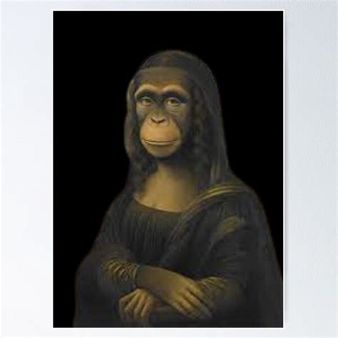 "Mona Lisa Monkey" Poster for Sale by Adbor-Tb | Redbubble