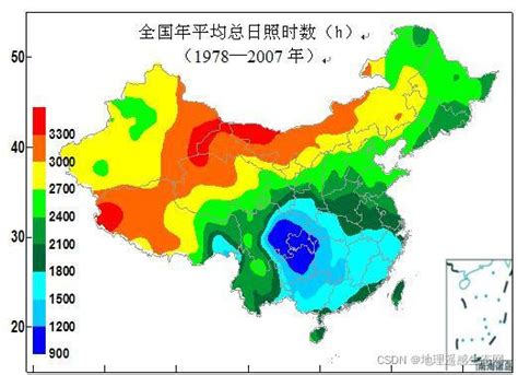 全国日照时数空间分布数据月度降雨量分布月均气温分布 知乎