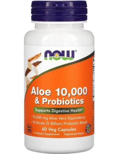 Now Foods Now Foods Aloe Probiotics Veg Capsules Home