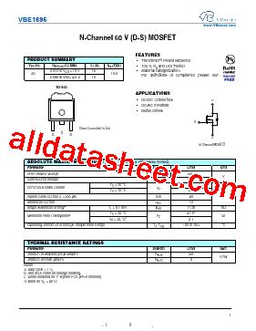 Vbe Datasheet Pdf Vbsemi Electronics Co Ltd