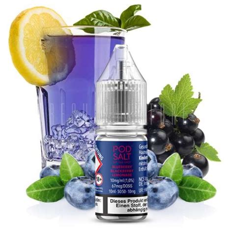 Pod Salt Blue Blackberry Lemonade Nikotinsalz Liquid Ml Mg