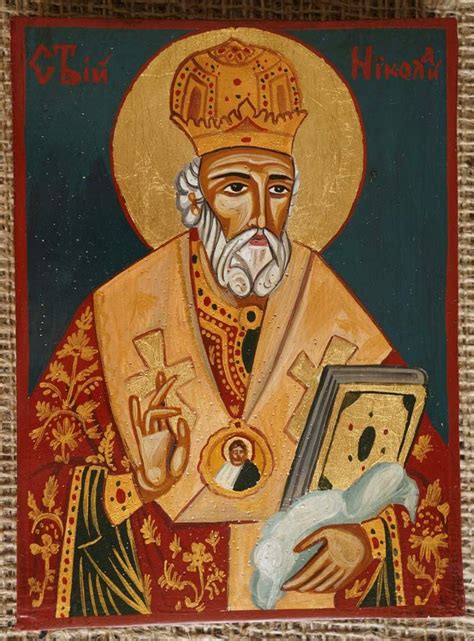 Saint Nicholas Small Orthodox Icon Blessedmart In Saint