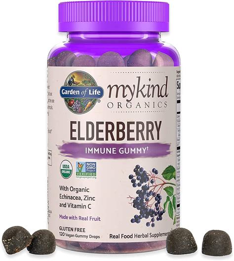 Amazon Garden Of Life Mykind Organics Elderberry Gummies For