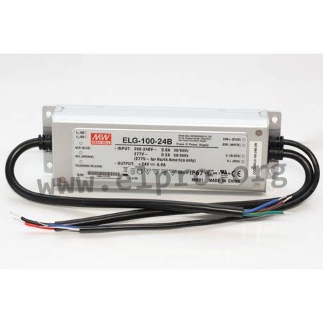 ELG 100 24B 3W Mean Well LED Schaltnetzteile 100W Elpro Elektronik