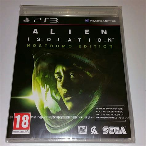 Alien Isolation Nostromo Edition Sony PlayStation 3 2014 For