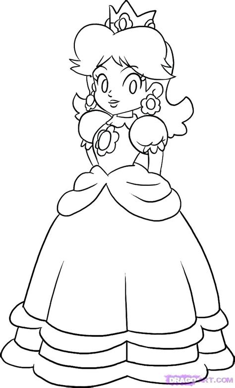 Baby Princess Peach Coloring Pages at GetColorings.com | Free printable ...