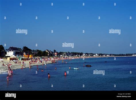 Brittany Carnac Beach Stock Photo - Alamy