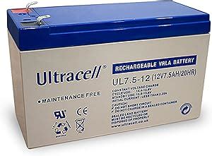 Amazon Lead Acid Battery Ultracell V Ah Faston