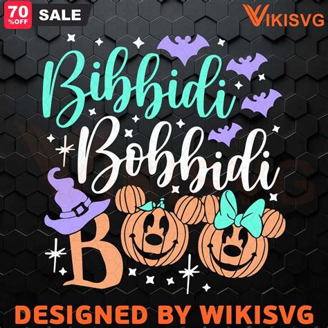 Bibbidi Bobbidi Boo Disney Halloween Svg Bibbidi Bobbidi Boo Disney