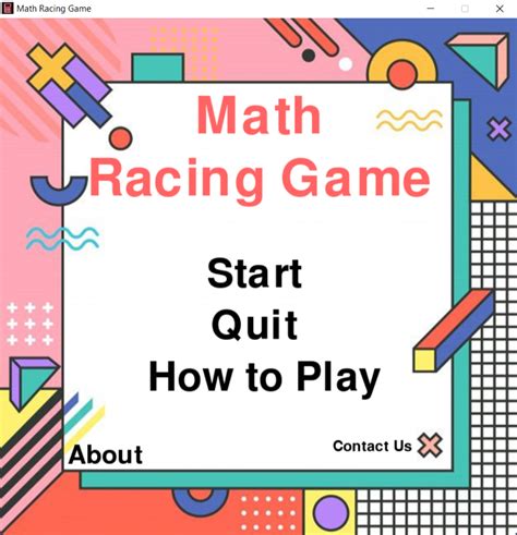 Math Racing Game by Cetus