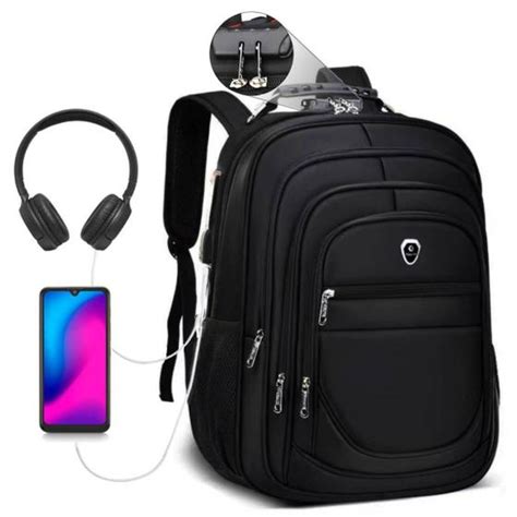 Mochila Grande Escolar Masculina Feminina Bolsa Notebook Trabalho