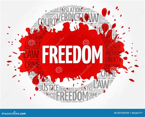 Freedom Word Cloud Stock Illustration Illustration Of Home