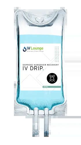 Express Hangover Recovery Drip - The IV Lounge