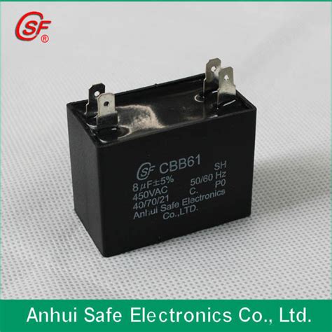 Cbb61 Sh Capacitor Cbb61 Capacitor And Capacitor For Fan