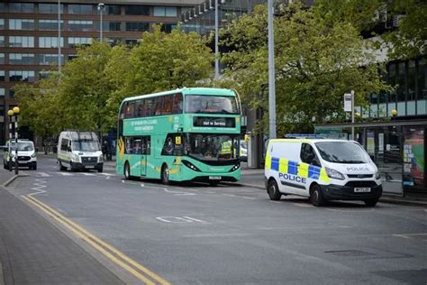 Thousands Evacuated From Piccadilly Gardens In The City Centre After