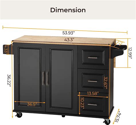 Buy Unovivy Large Kitchen Island Cart With Drop Leaf Kitchen Island